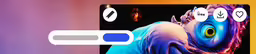 various colorful symbols are being used to create a character illustration
