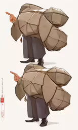 the same character has many hands in it