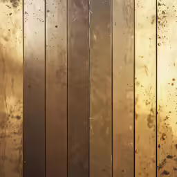 the brown wooden wall of a park with birds resting on it