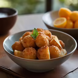 a plate that has some food in it