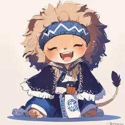 an adorable little boy in a winter hat and coat with an iced beverage