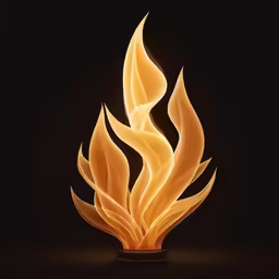 a decorative light that looks like leaves with bright lighting