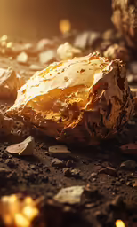 a piece of metal lying on a ground
