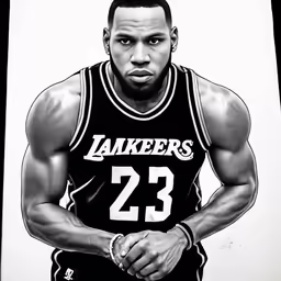 the image of a man wearing a black and white uniform