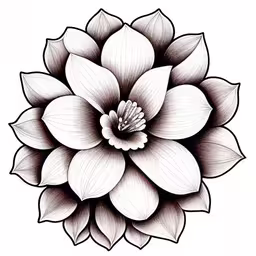 the flower is a large flower with big petals