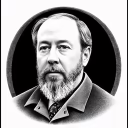 a photo of an old man with beard
