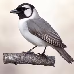 a small bird perched on top of a wooden branch