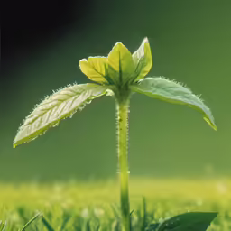 the end of a leaf has no water on it
