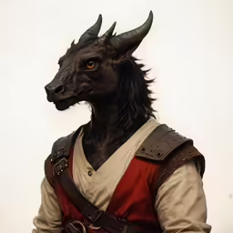 an image of a goat wearing an armor