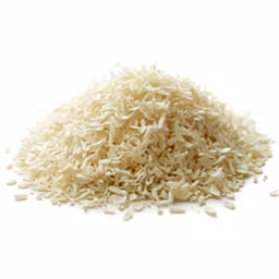 shredded white rice that has been cut up to look like rice