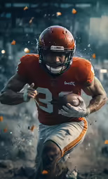 this is an image of a football player