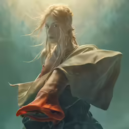 a beautiful young lady under water holding onto her garment