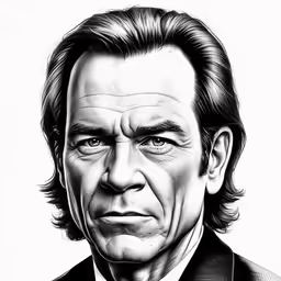 a black and white portrait of an older man