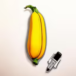 an electronic device that looks like a banana