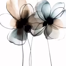 flowers, with very little clippings on their petals, appear to have just gone apart