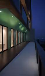 an exterior area has a deck, patio and glass windows