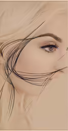 an artistic photo of the face and body of a woman