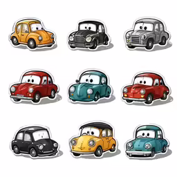 the cars from cars the movie have many variations