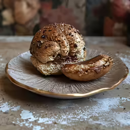 some food on a plate on a table
