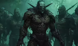 a group of people dressed as the elder warriors