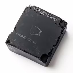 a broken camera lens sitting on top of a cracked piece of black electronic equipment