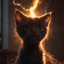 a cat that is looking at the camera