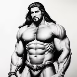 a man in underwear posing for the camera