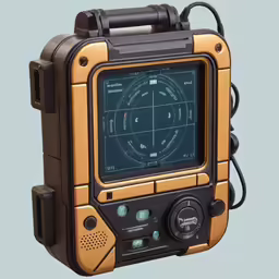 a portable game that is in use