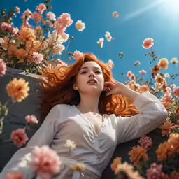 an image of a woman laying on the ground