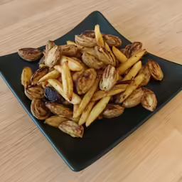 french fries that have been seasoned with olives