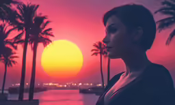 an image of a woman that is standing outside
