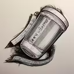 the jar with its cap opened is full of urine