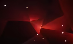multiple white circles that are shining in the dark