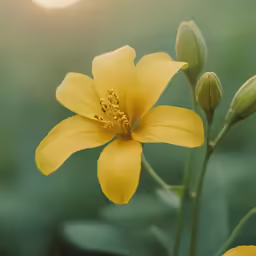 the flowers are all blooming in the sunlight
