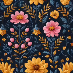 a large flower in the middle of a black background
