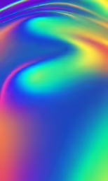 an abstract colorful liquid design background with rainbow tones