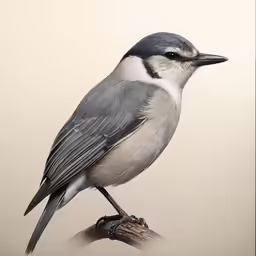 a bird perched on a branch with his wings out