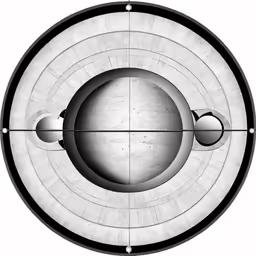 a diagram of a space station showing the surface of the planets