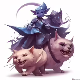 the three cats are all dressed up for halloween