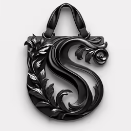 an animal shaped bag with leaves on the handle