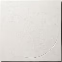 an abstract painting with a white and black circle