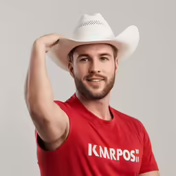 a man in a cowboy hat