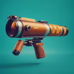 a camera on a tripod attached to a microphone