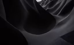the wavy fabric of a desert is created using images taken from below