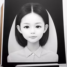 a photo of a young asian woman wearing an uniform