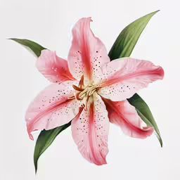a pink flower has water drops all over it
