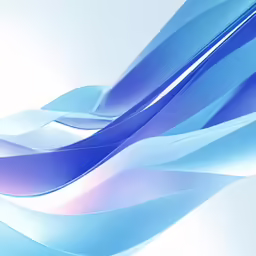 a beautiful abstract wallpaper made up of wavy blue and white lines