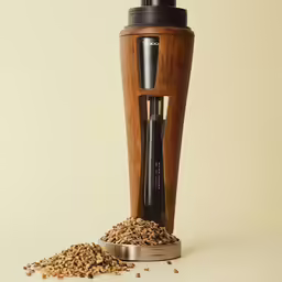 a blender with a mixture of whole wheat on top of it