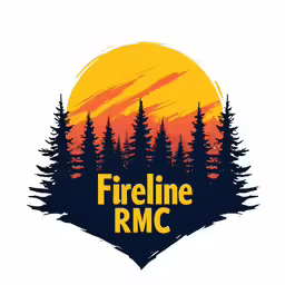 the logo for the fireline rmc