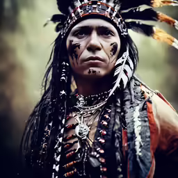 an image of a native american woman